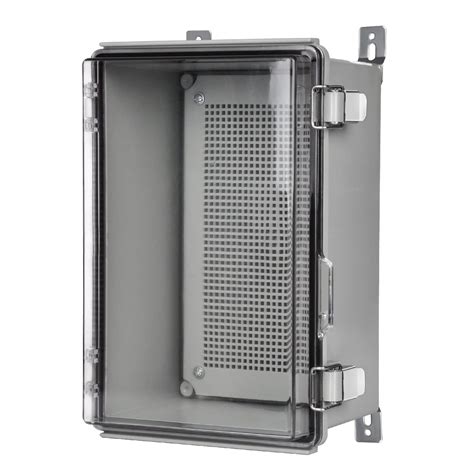 junction box enclosure hinge|Hinged Plastic Electrical Enclosures & Hinged Metal Boxes .